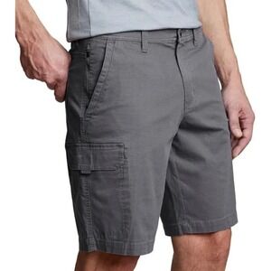 Copper & Oak Men's 10" Venture Ripstop Stretch Cargo Shorts - Gray - Sz 38